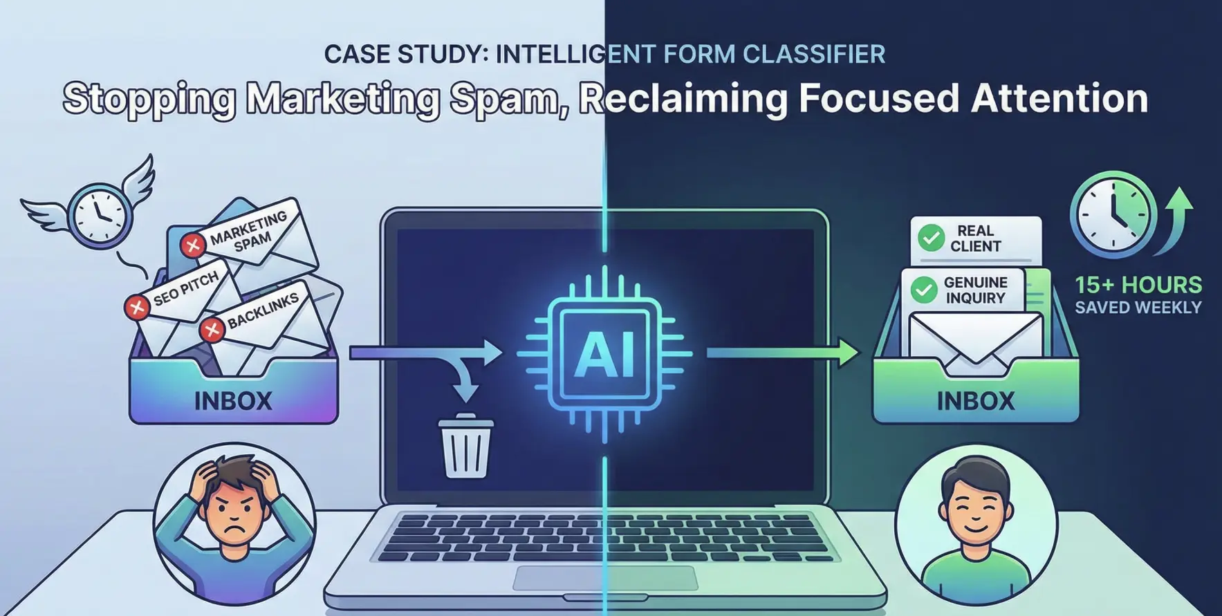 How We Saved 15+ Hours Weekly by Stopping Marketing Spam Dead in Its Tracks